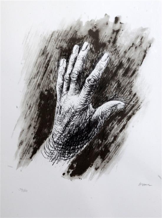 § Henry Moore (1898-1986) The Artists Hand III, 17 x 13.5in.